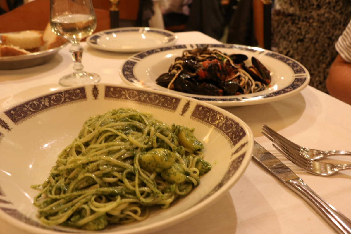 Pesto:  If there is one thing the people of Cinque Terre have perfected is definitely the pesto.  This flavorful sauce is made from local basil, garlic, olive oil and pine nuts.  You can find pesto on just about everything.  Try it on a sandwich, pasta, focaccia or even just a straight bowl with bread  